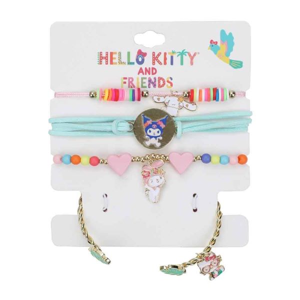 Bracelet Set - Hello Kitty - 4pc-hotRAGS.com
