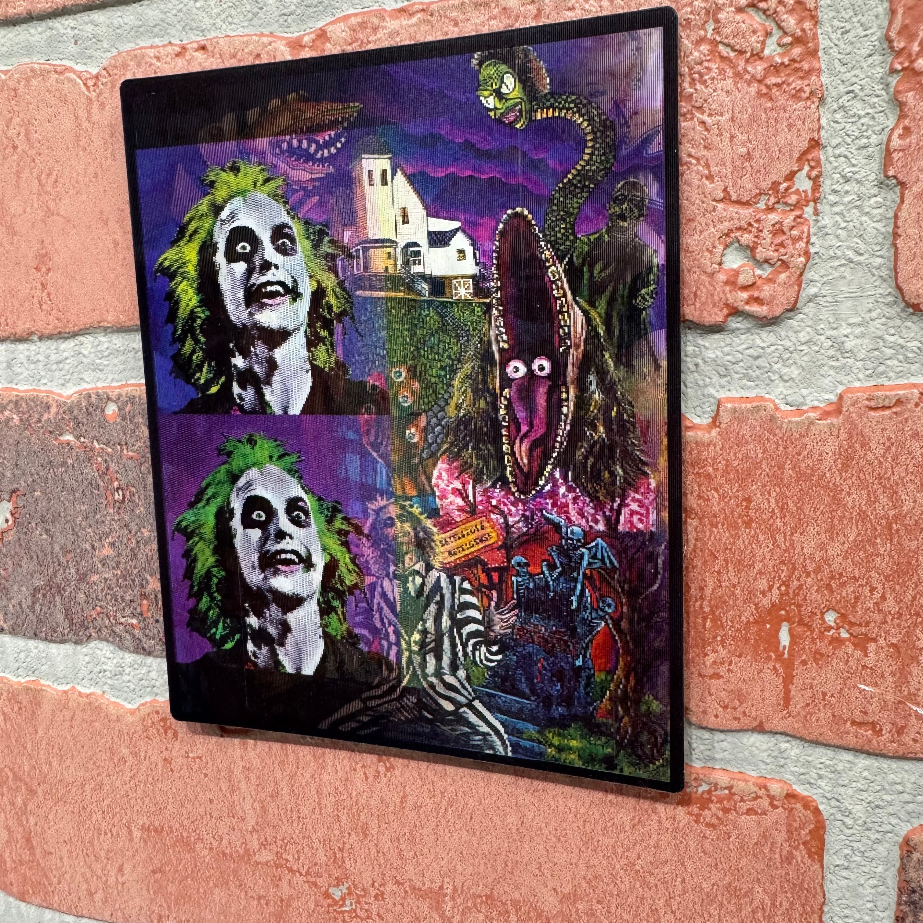 Sticker - 3D Beetlejuice 4 Square-hotRAGS.com