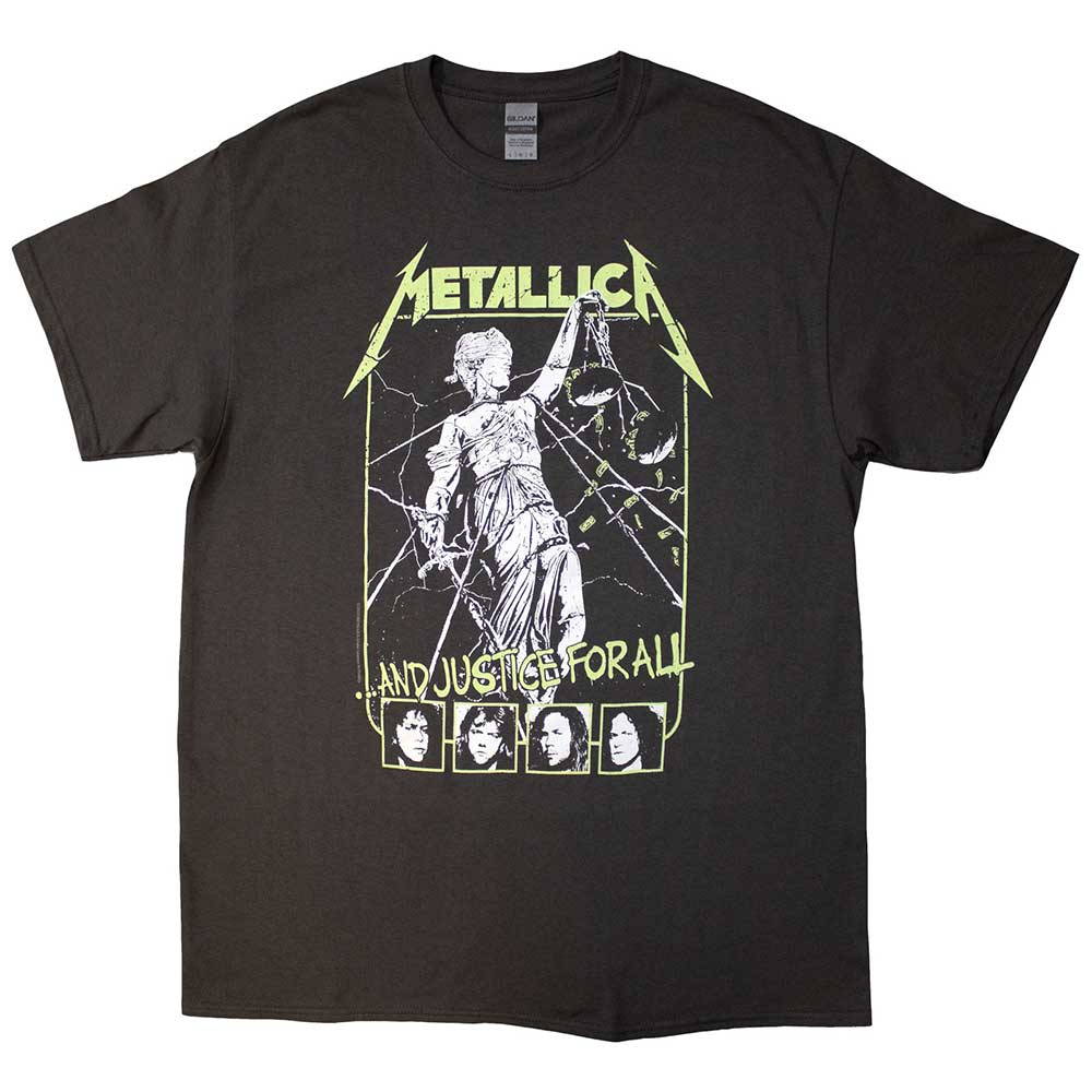 T Shirt - Metallica Justice Faces-hotRAGS.com