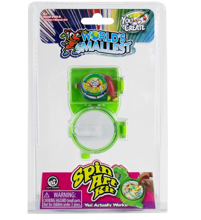 Toy World's Smallest Toy -  Create Spin Art-hotRAGS.com