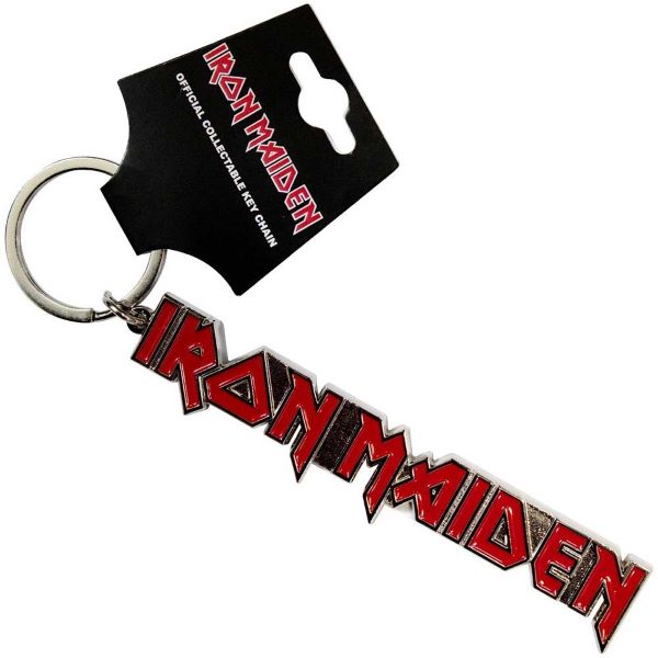 Keychain - Iron Maiden Logo With Tails-hotRAGS.com