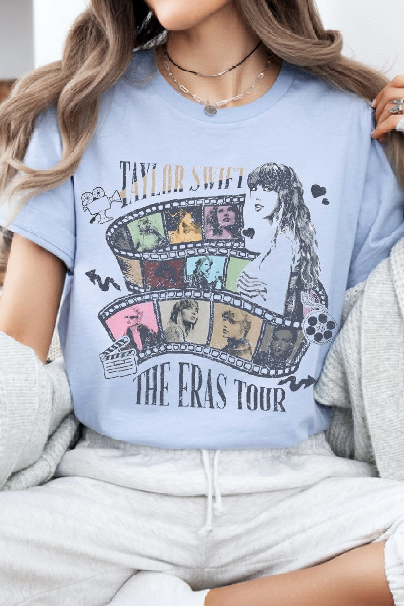 T Shirt - The Eras - Light Blue-hotRAGS.com