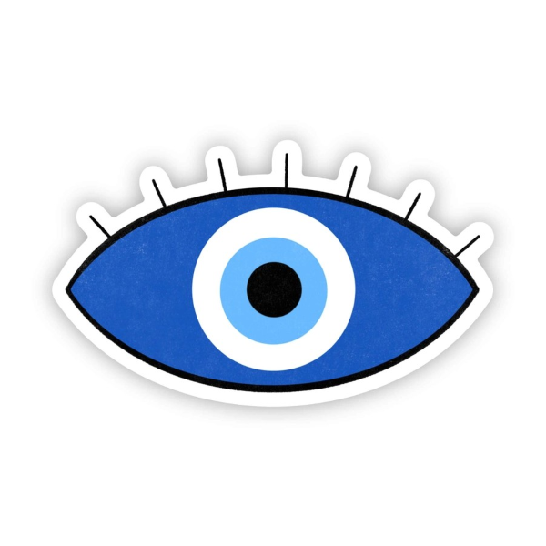Sticker - Evil Eye - Blue-hotRAGS.com