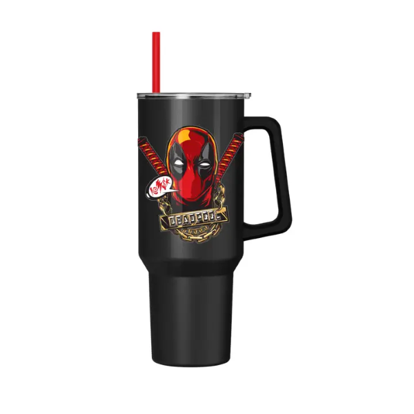 Tumbler - Deadpool Stainless Steel Tumbler- 40oz-hotRAGS.com