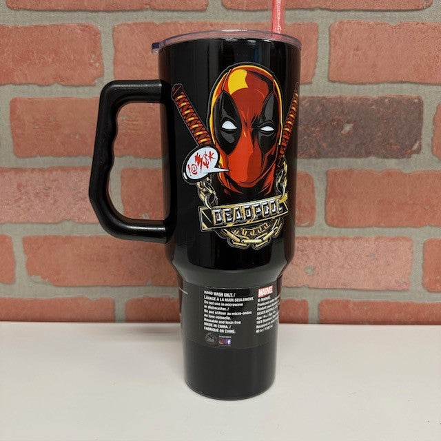 Tumbler - Deadpool Stainless Steel Tumbler- 40oz-hotRAGS.com