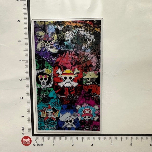 Sticker - 3D One Piece Skull-hotRAGS.com