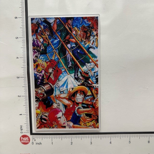 Sticker - 3D One Piece - Black White-hotRAGS.com