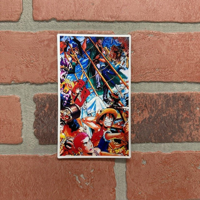 Sticker - 3D One Piece - Black White-hotRAGS.com