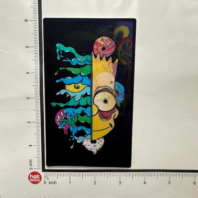 Sticker - 3D Simpsons Head-hotRAGS.com
