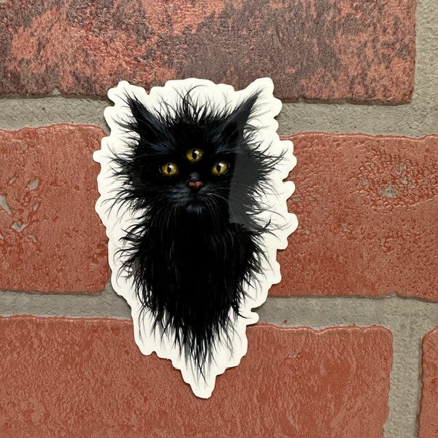 Sticker - Cat Third Eye-hotRAGS.com