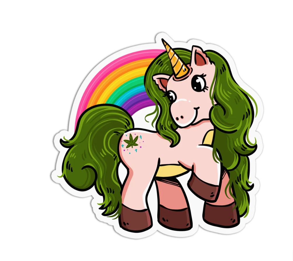 Sticker - Canna Unicorn-hotRAGS.com