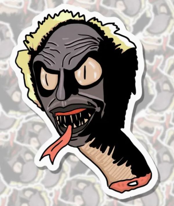 Sticker - Beetlejuice Snake-hotRAGS.com