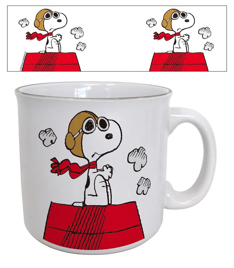 Mug - Peanuts Flying Doghouse-hotRAGS.com