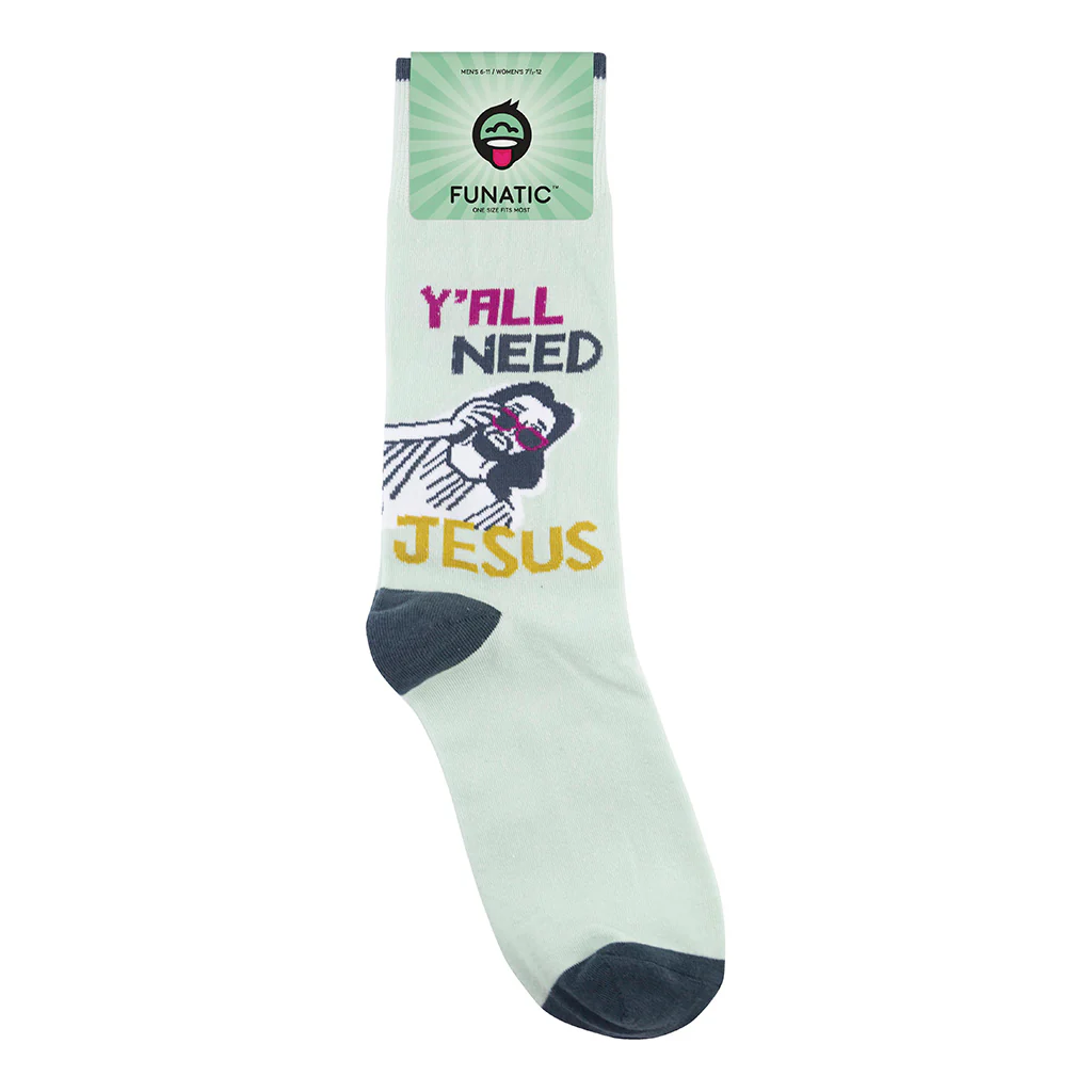 Socks - Y'all Need Jesus-hotRAGS.com