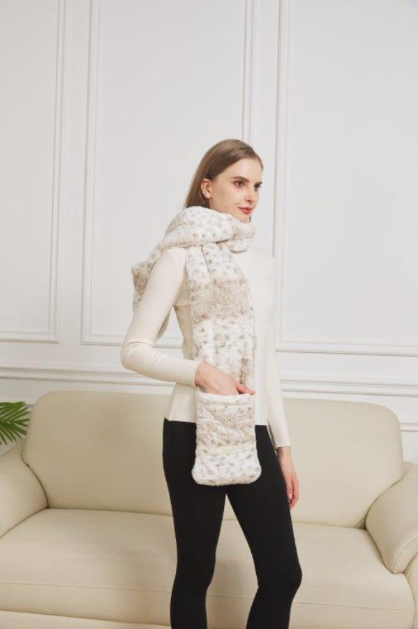 Scarf - Pockets Leopard-hotRAGS.com