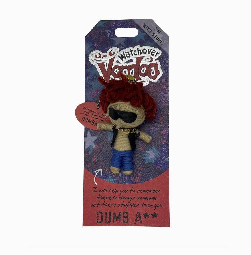 Voodoo Doll - Dumb Ass Keychain-hotRAGS.com