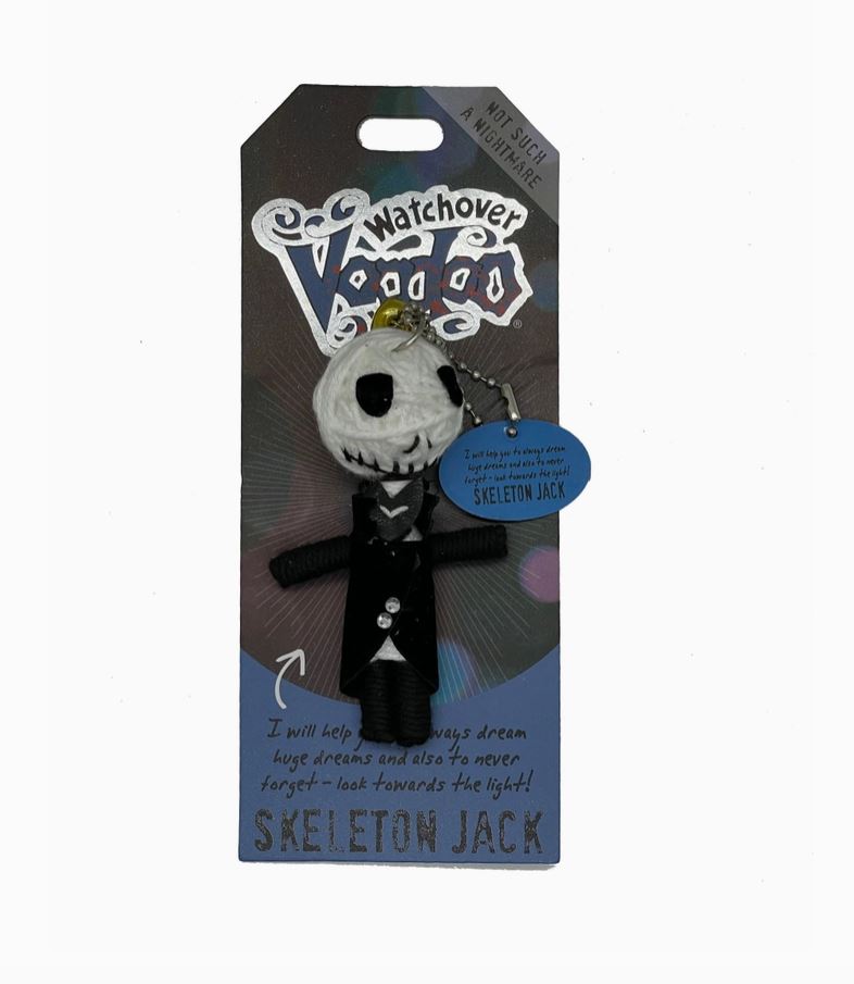 Voodoo Doll - Skeleton Jack Keychain-hotRAGS.com