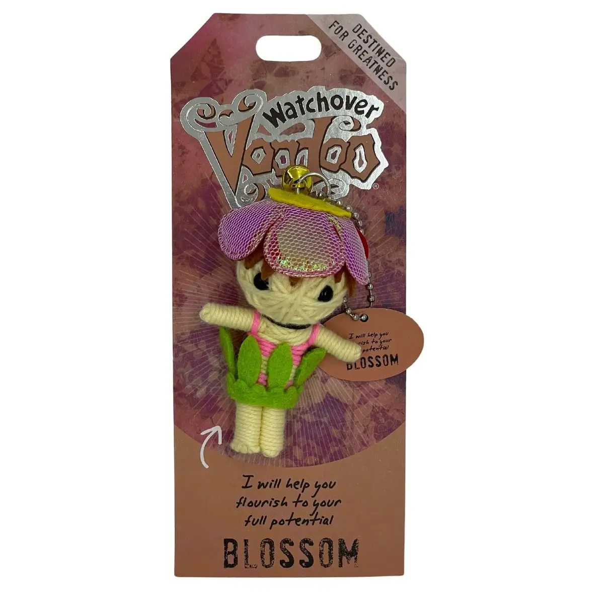Voodoo Doll - Blossom Keychain-hotRAGS.com