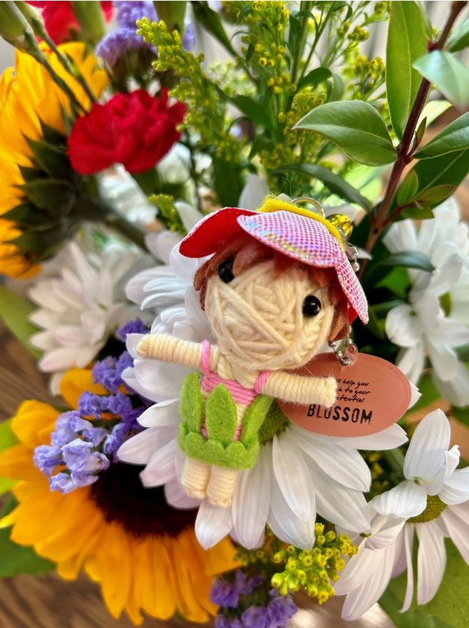 Voodoo Doll - Blossom Keychain-hotRAGS.com