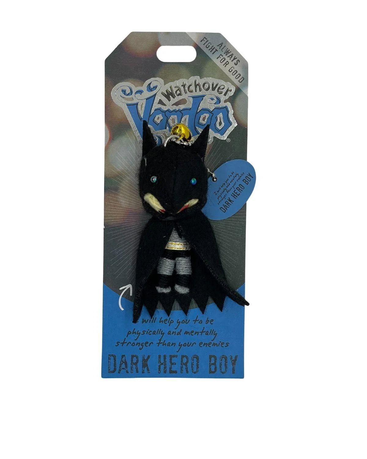 Voodoo Doll - Dark Hero Boy keychain-hotRAGS.com