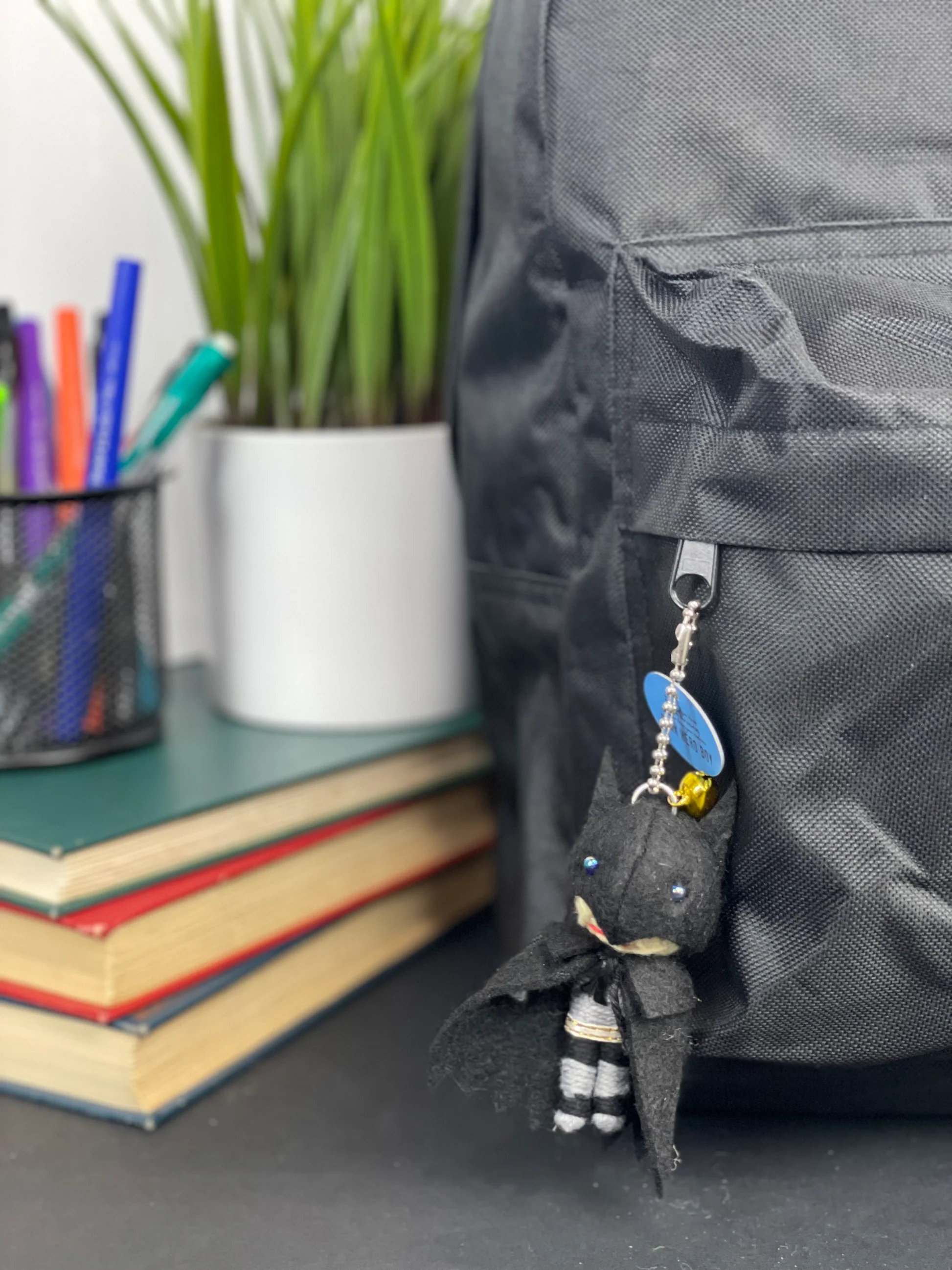 Voodoo Doll - Dark Hero Boy keychain-hotRAGS.com