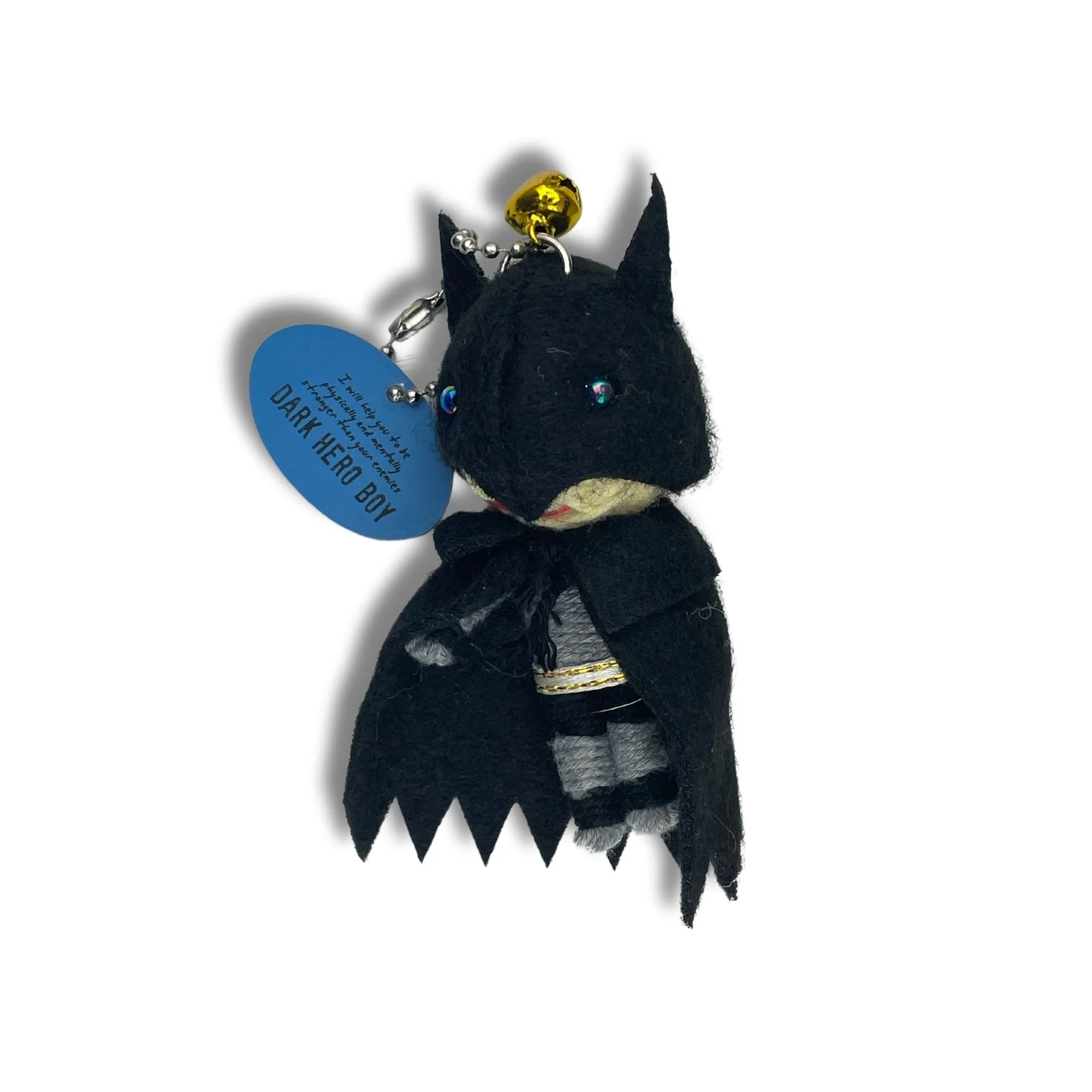 Voodoo Doll - Dark Hero Boy keychain-hotRAGS.com