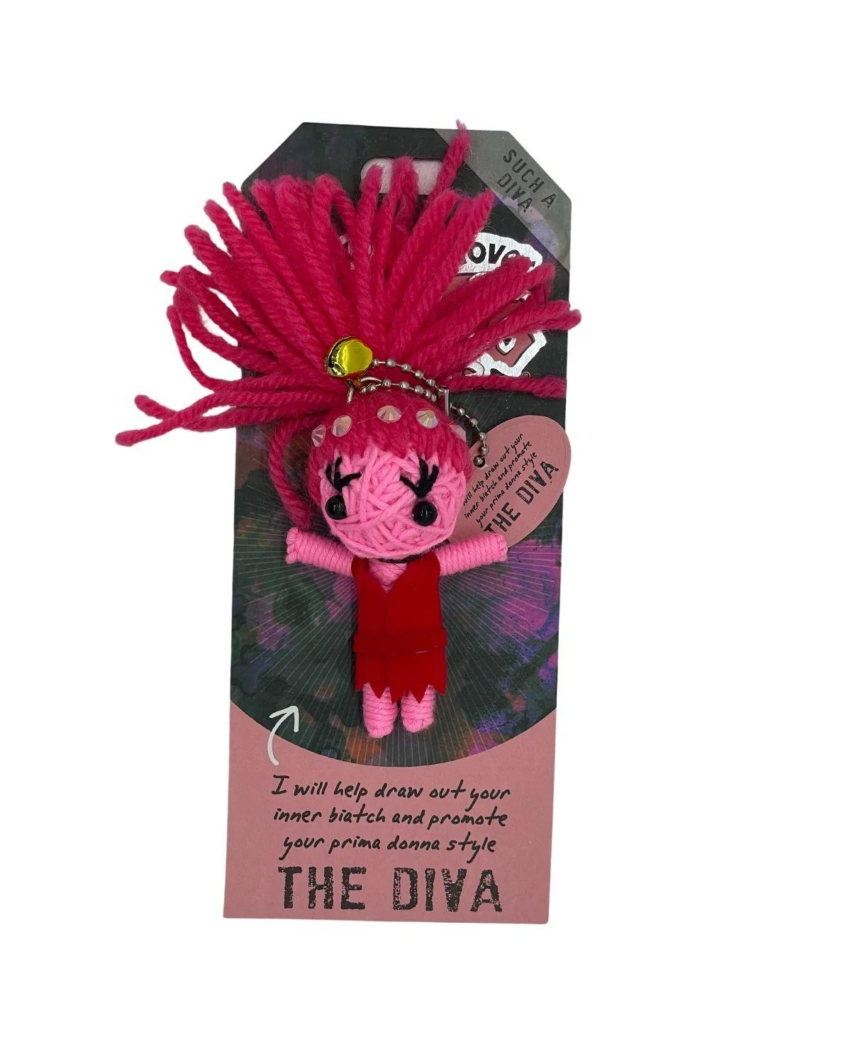 Voodoo Doll - The Diva Keychain-hotRAGS.com
