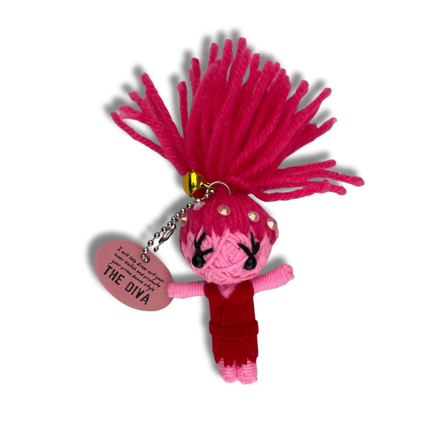 Voodoo Doll - The Diva Keychain-hotRAGS.com