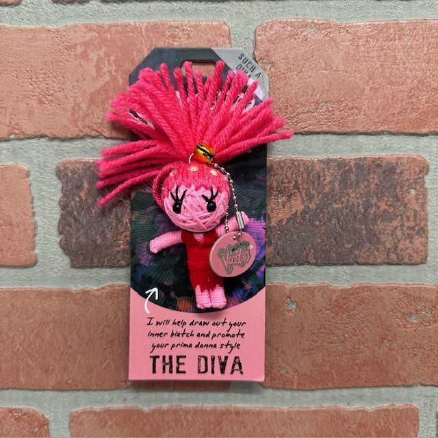 Voodoo Doll - The Diva Keychain-hotRAGS.com