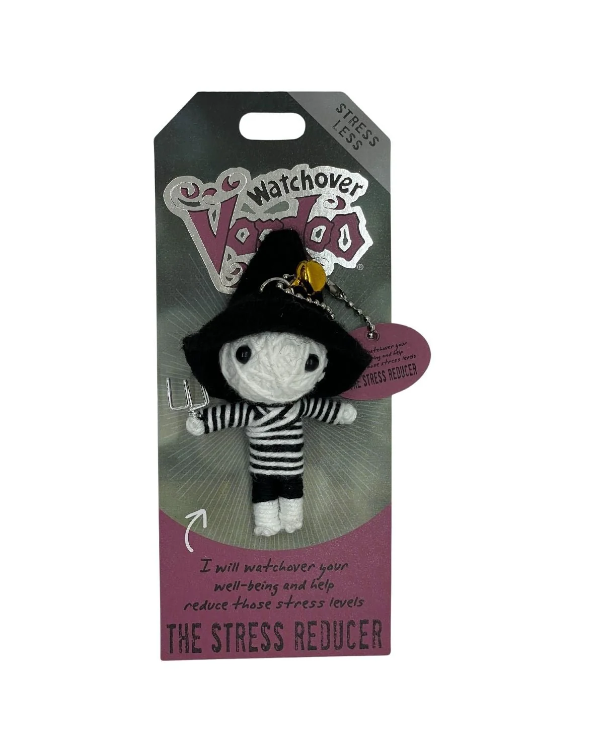 Voodoo Doll - Stress Reducer Keychain-hotRAGS.com