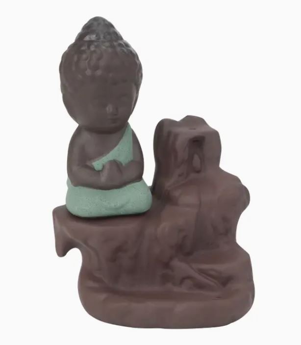 Backflow Cone Burner - Buddha Green-hotRAGS.com