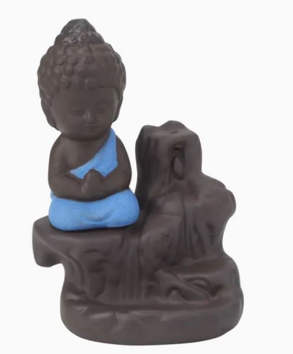 Backflow Cone Burner - Buddha Blue-hotRAGS.com