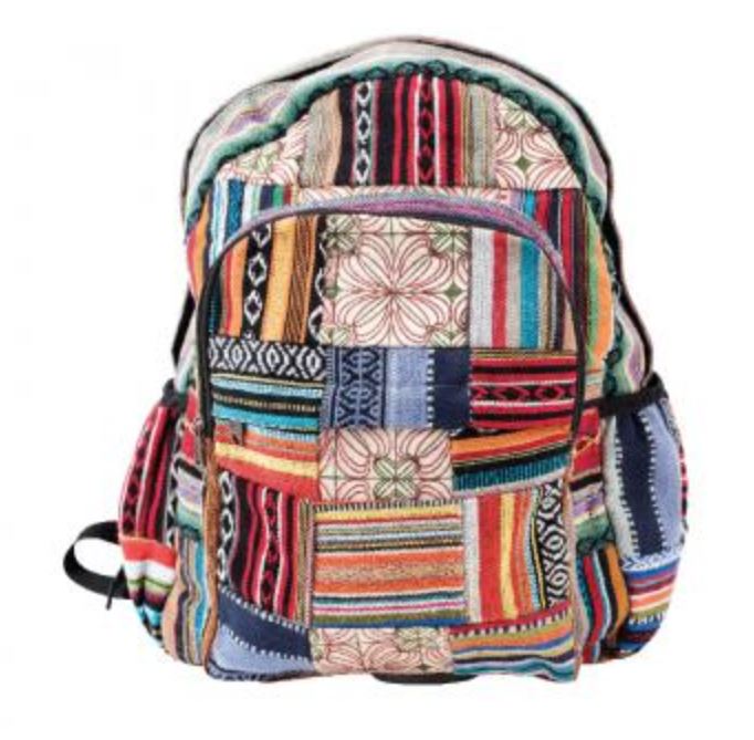 Backpack - Multi Color Striped-hotRAGS.com