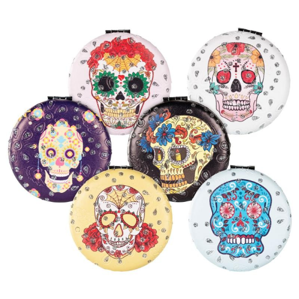 Compact Mirror - Skulls-hotRAGS.com