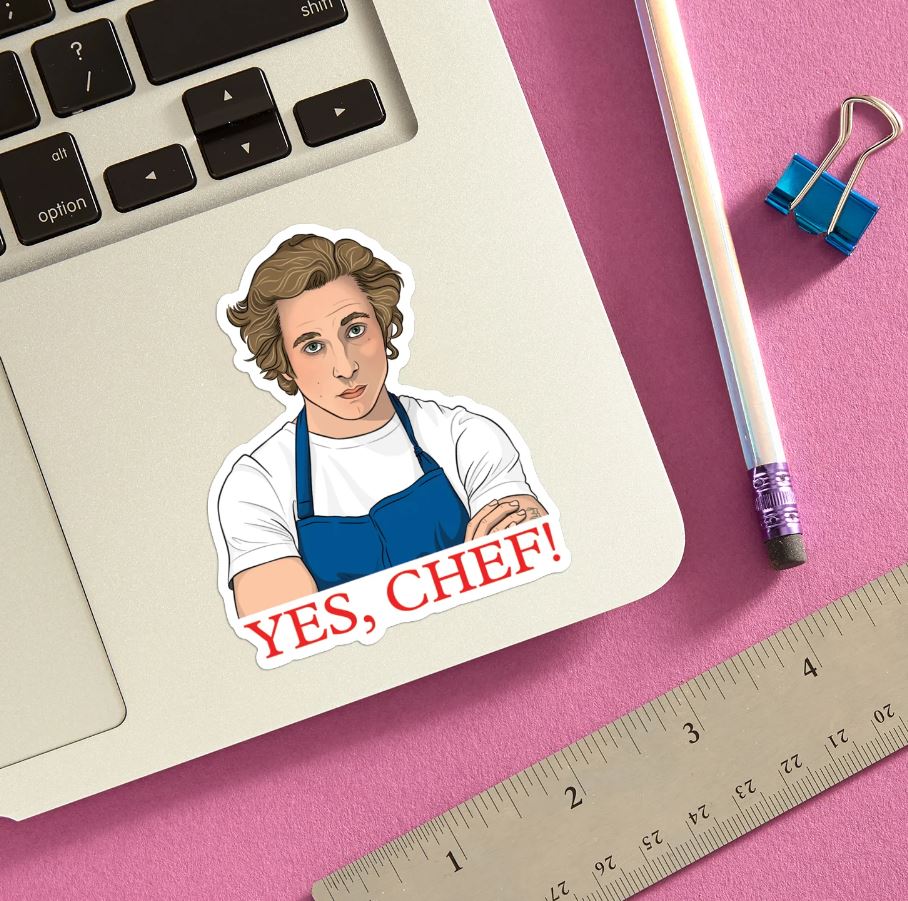 Sticker - Yes Chef-hotRAGS.com