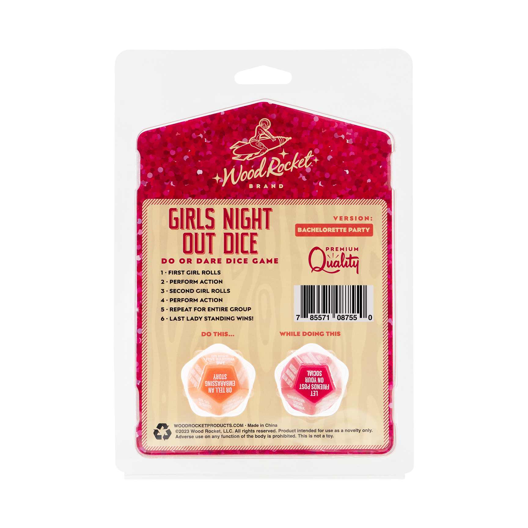 Dice - Girls Night Out-hotRAGS.com