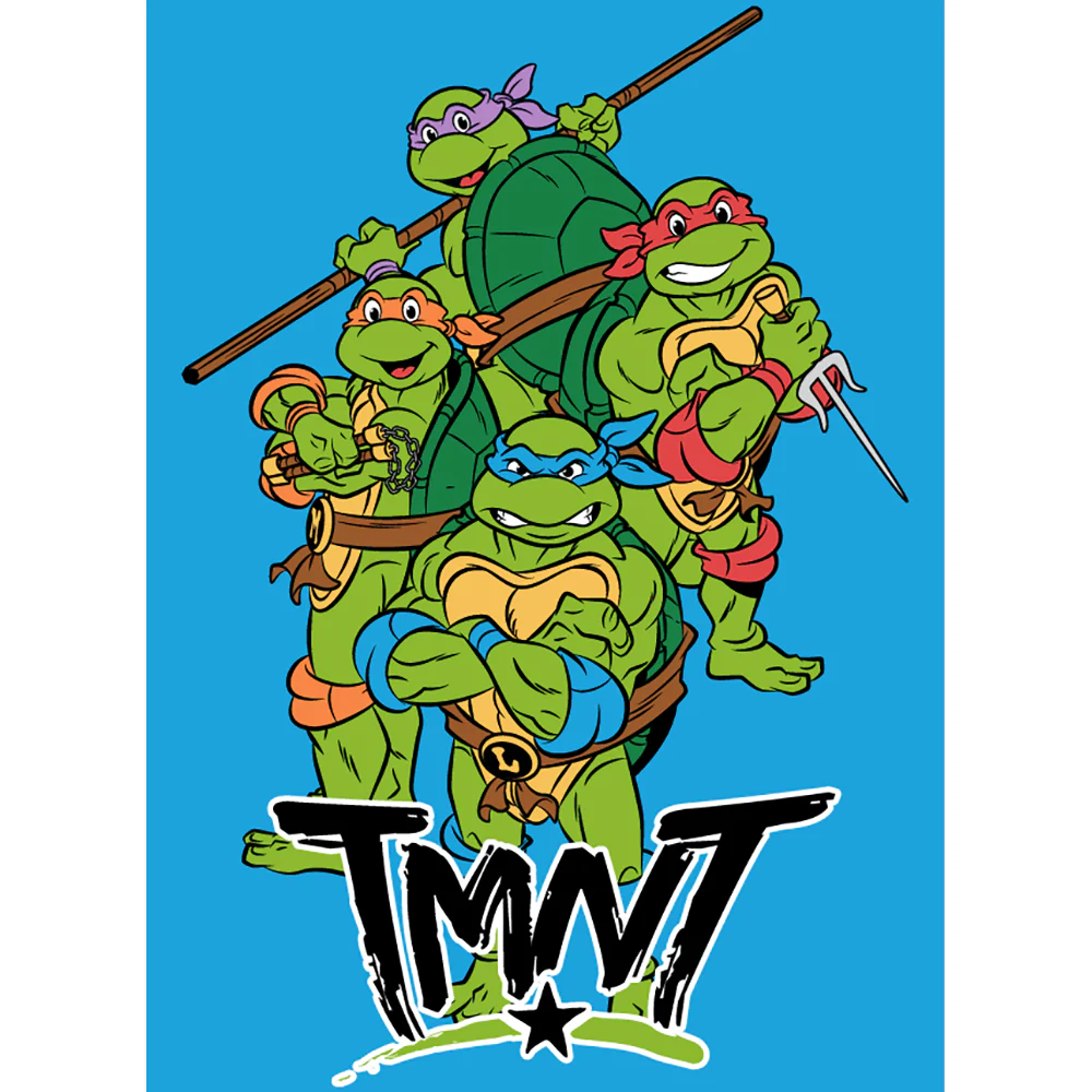 Blanket -Teenage Mutant Ninja Turtles Poses - Twin/Full-hotRAGS.com