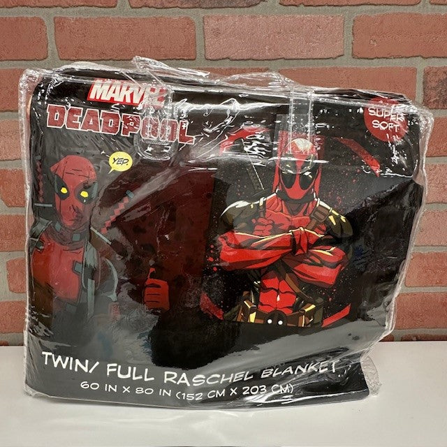 Blanket - Deadpool Waiting - Twin/Full-hotRAGS.com