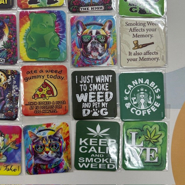 Sticker - Weed-hotRAGS.com