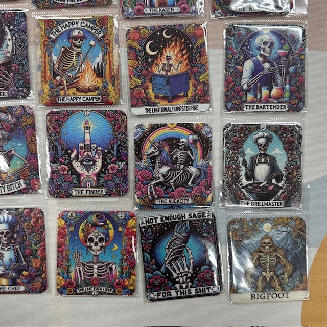 Sticker - Tarot Sards Assorted-hotRAGS.com