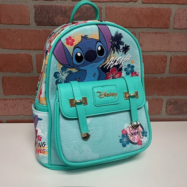 backpacks mini disney WondaPop Disney Stitch 11" Vegan Leather Mini Backpack