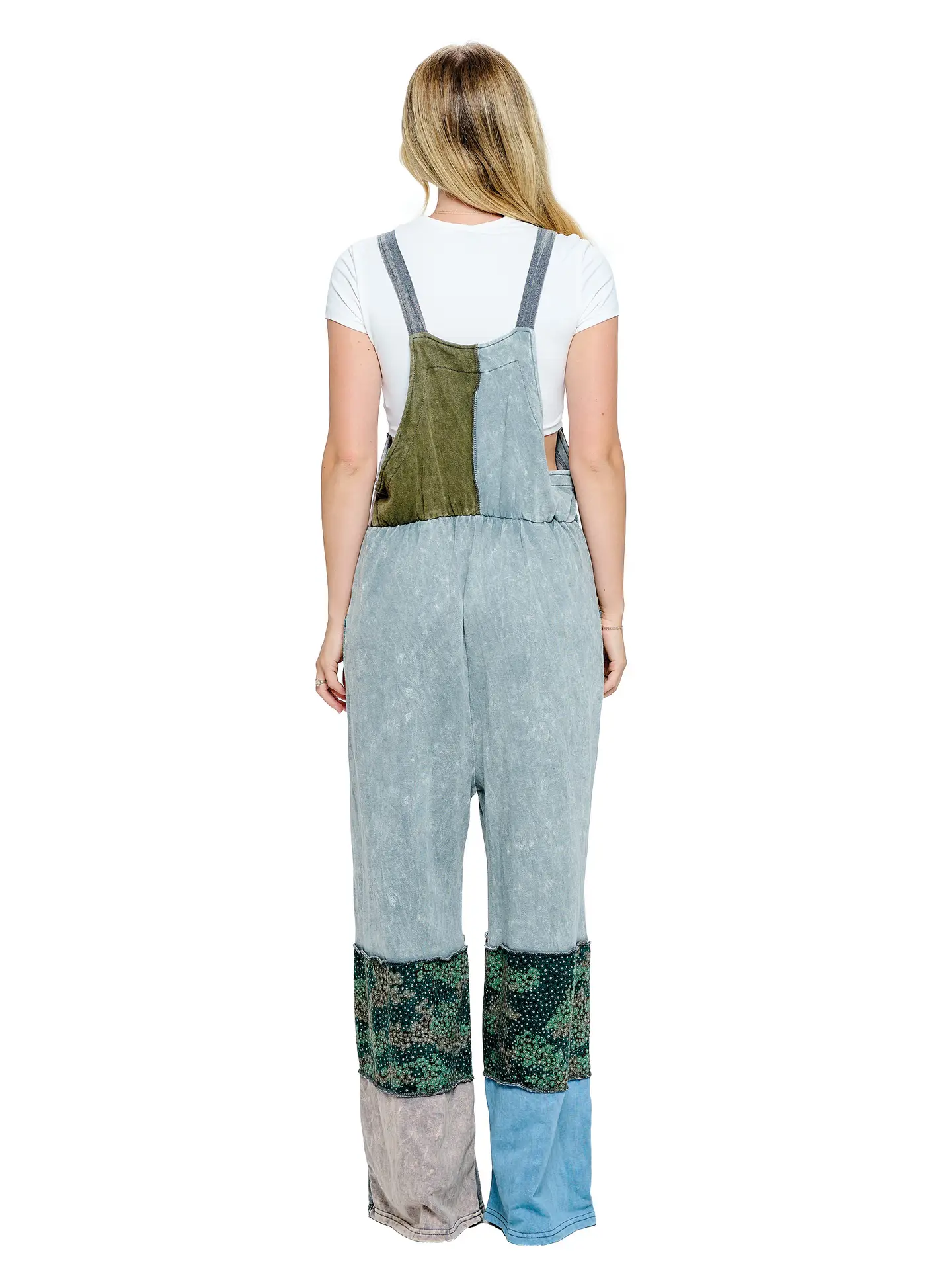 Overalls - Vintage Washed Patchwork-hotRAGS.com