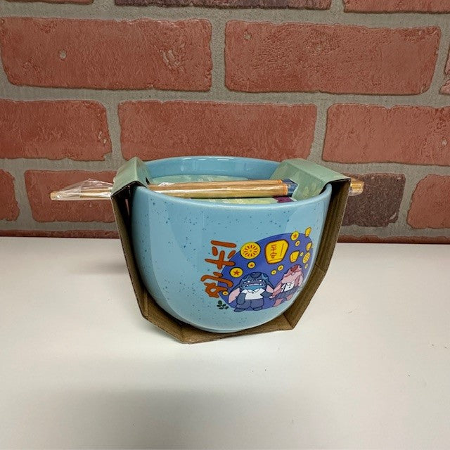 Ramen Bowl - Lilo Stitch - Blue 20oz-hotRAGS.com