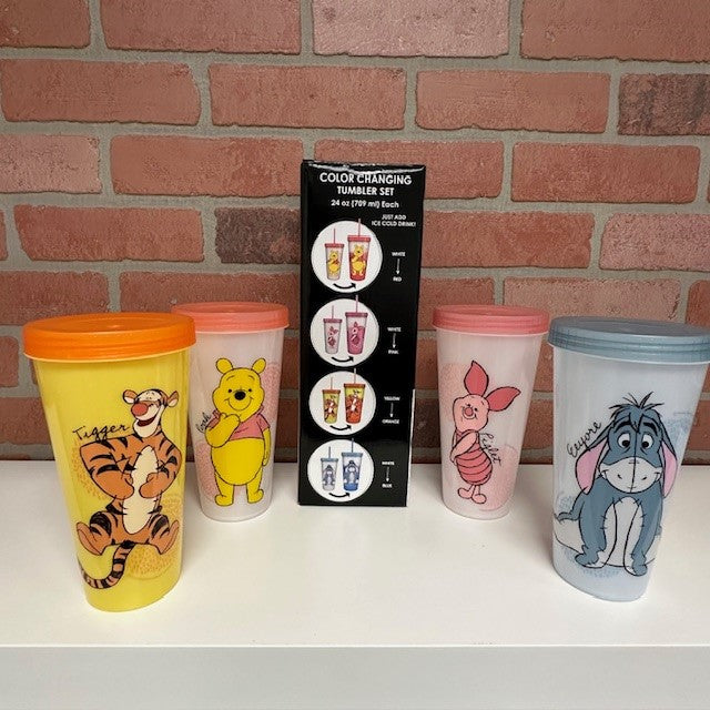 Cup Set - Winnie Pooh - 4 Pack 24oz-hotRAGS.com