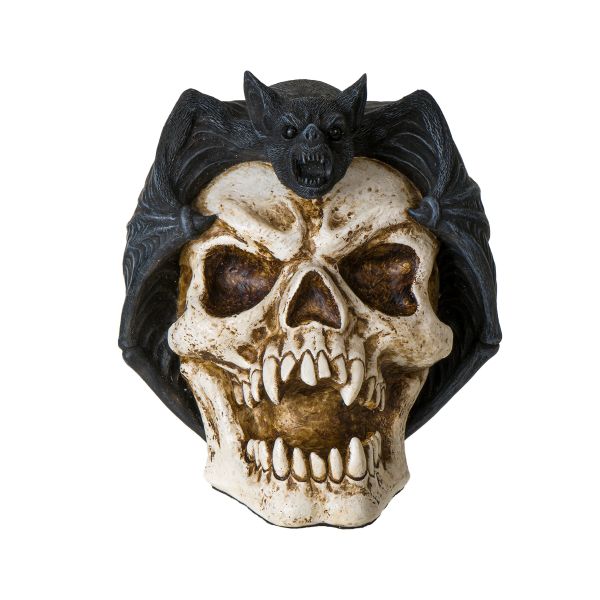 Statue - Skull And Bat - hotRAGS.com