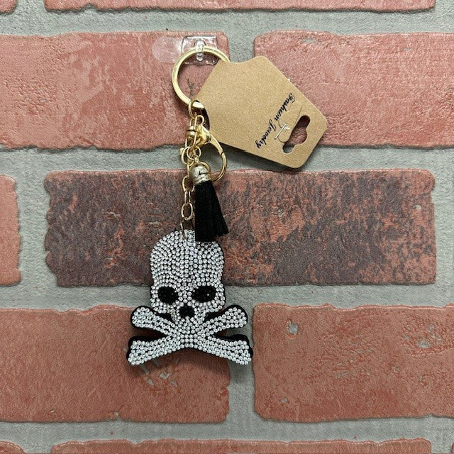 Keychain - Crystal Crossbones-hotRAGS.com