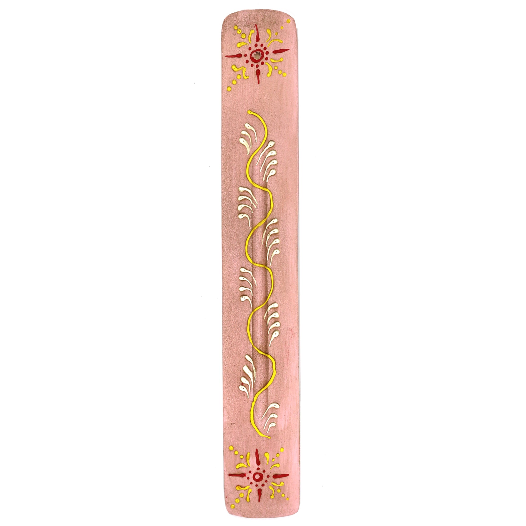 Incense Burner - Pink Wood - 11"-hotRAGS.com