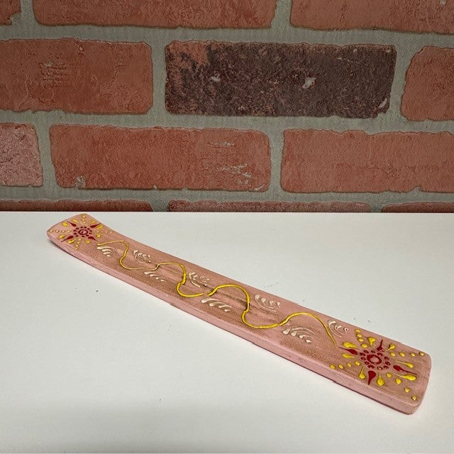 Incense Burner - Pink Wood - 11"-hotRAGS.com