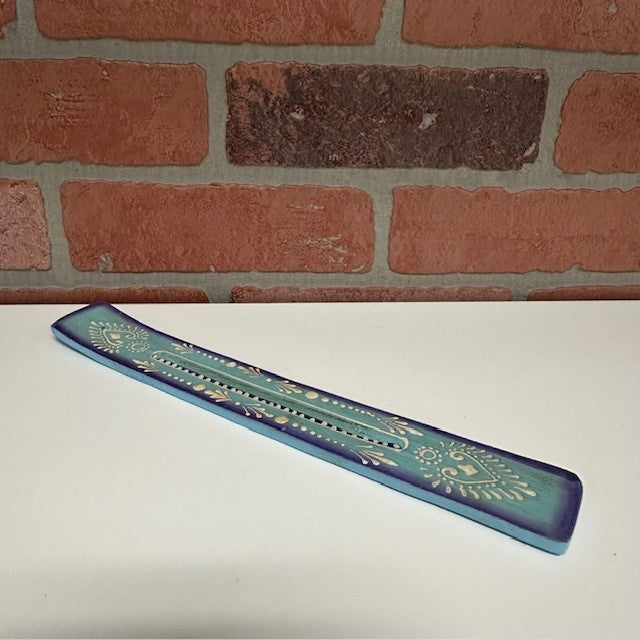 Incense Burner - Blue Wood - 11"-hotRAGS.com