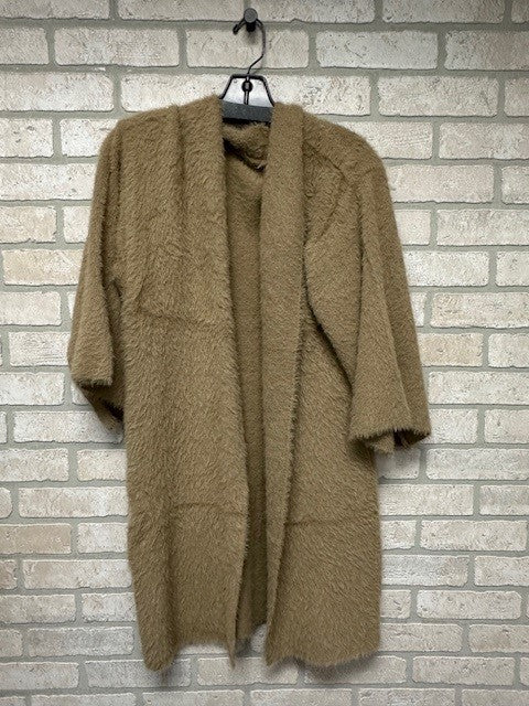 Cardigan - Mohair Taupe-hotRAGS.com